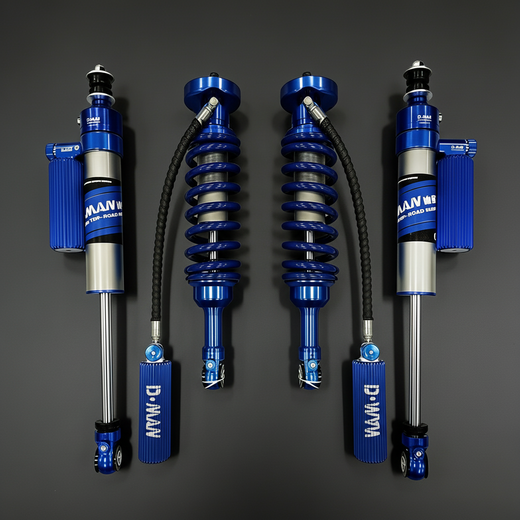 蓝色减震器